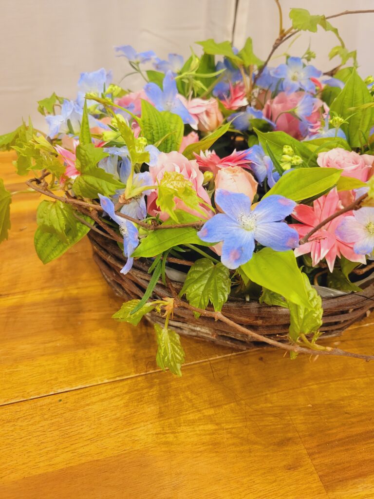 体験レッスン　初心者　お花教室横浜　フラワーアレンジメント教室横浜
