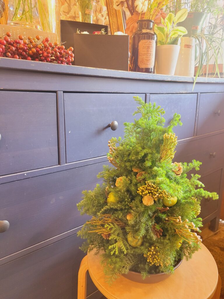 クリスマスワークショップ 初心者歓迎 横浜フラワーアレンジメント教室