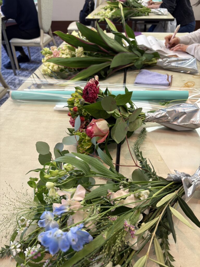 花束の組み方実践講座