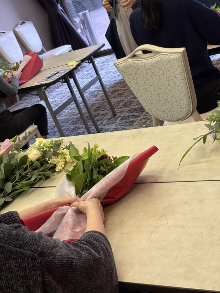 花束の作り方　