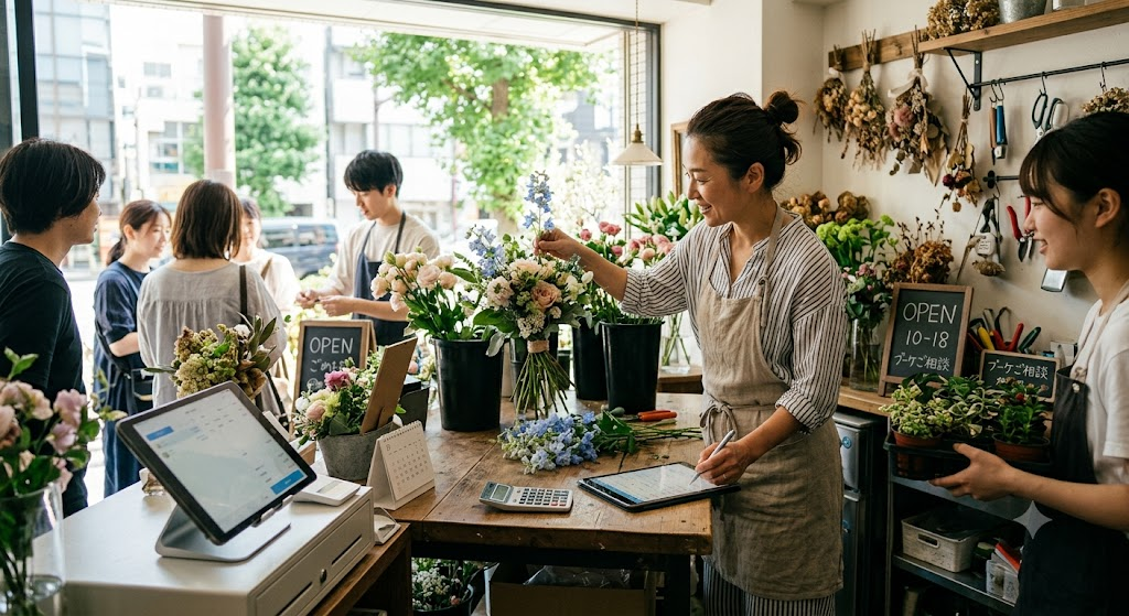 花屋のオーナー 花屋の経営 お花屋さんの作り方 花屋の修業